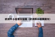 欧洲杯小组赛分组图（欧洲杯小组赛图文）